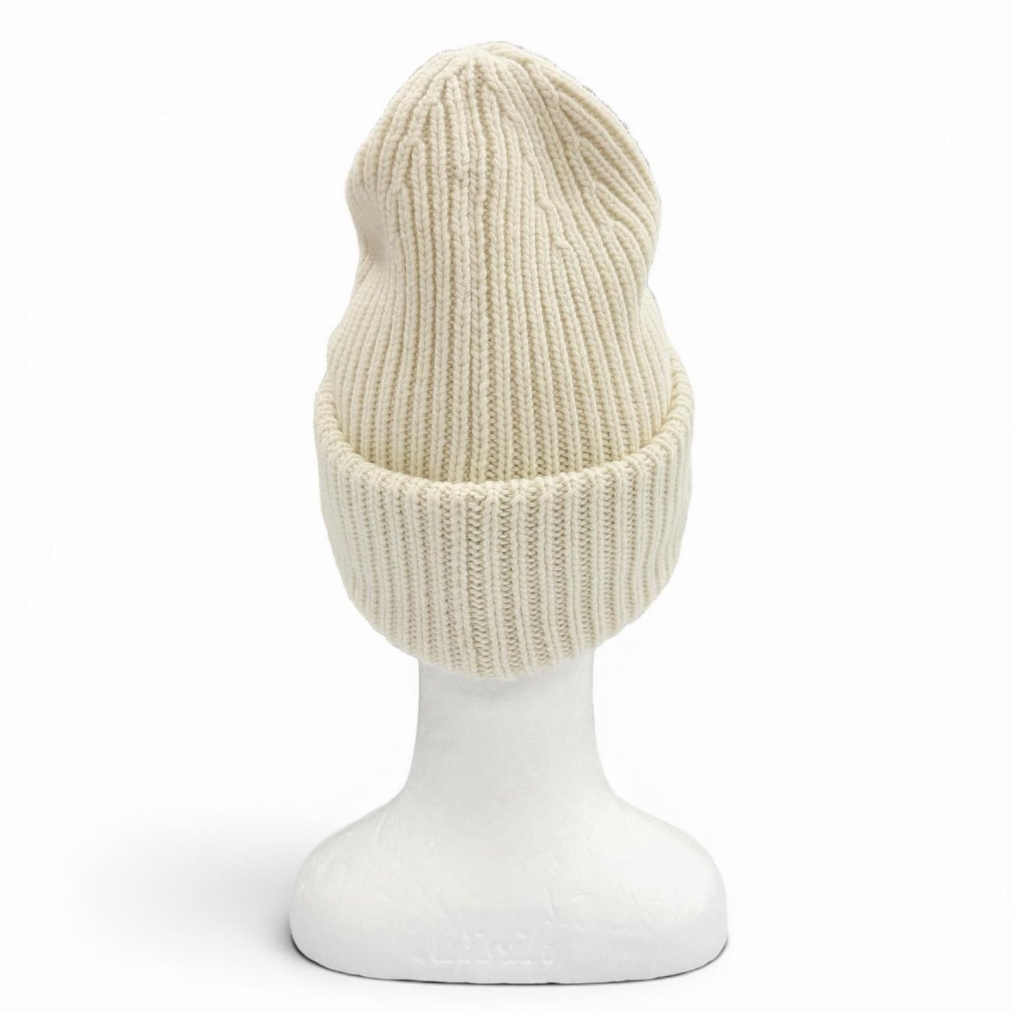Bvlgari Moncler Genius 8 Palm Angels 8 Wool Hat with Patch Knit Cap Ivory — view 4