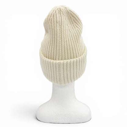 Bvlgari Moncler Genius 8 Palm Angels 8 Wool Hat with Patch Knit Cap Ivory — view 4