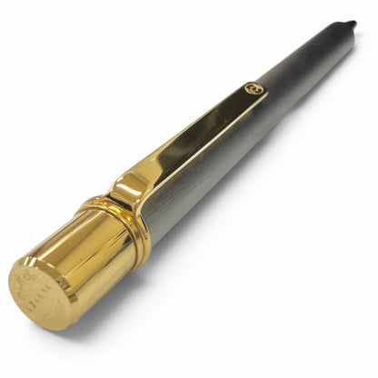 Cartier Must de Cartier Hair Line Ballpoint Pen Silver Gold Handwriting — view 3