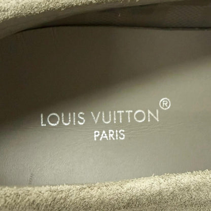 Louis Vuitton Pacific Line Suede Leather LV Logo Slip on Sneakers Gray 7.5 — view 8