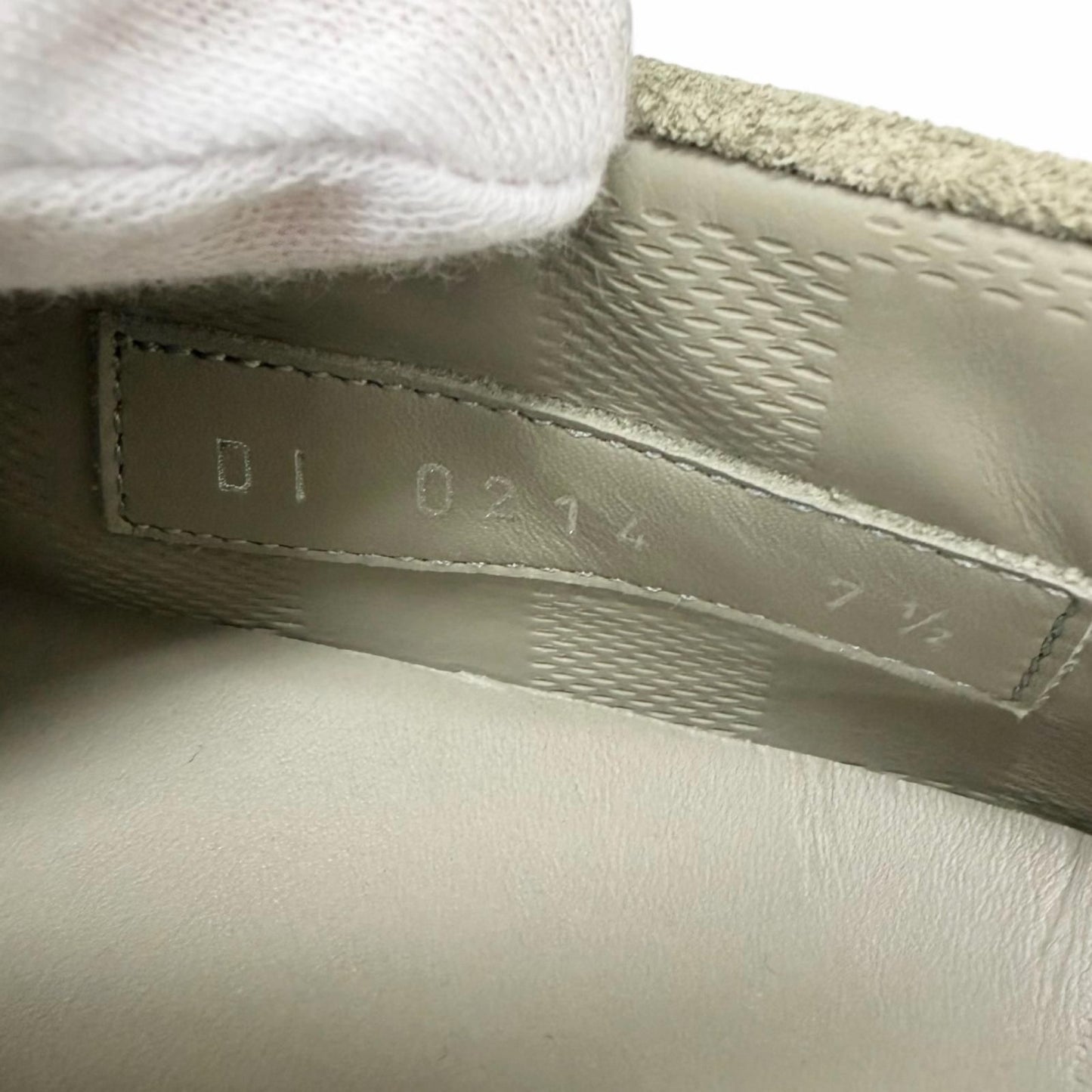 Louis Vuitton Pacific Line Suede Leather LV Logo Slip on Sneakers Gray 7.5 — view 9