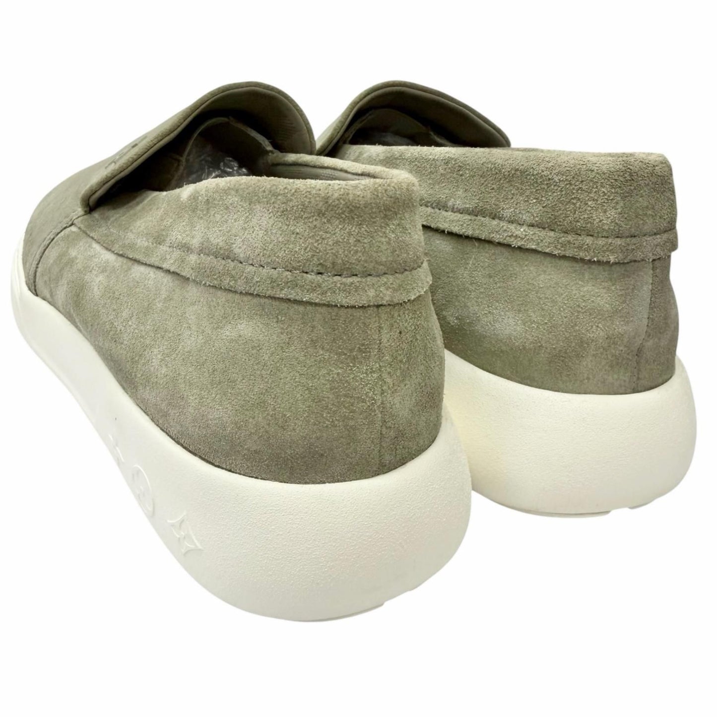 Louis Vuitton Pacific Line Suede Leather LV Logo Slip on Sneakers Gray 7.5 — view 6