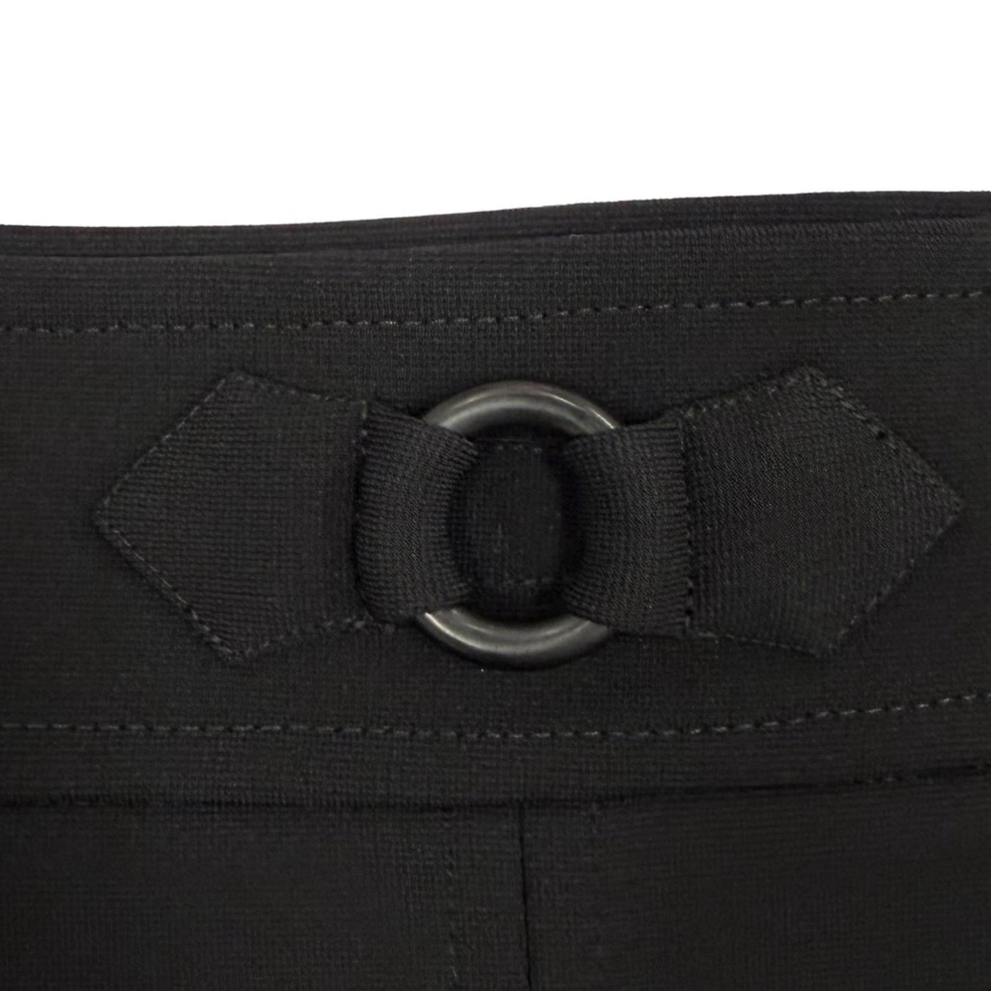 Hermes Jupe Trapeze with Knee Length Flareskirt Black 36 Dress — view 6