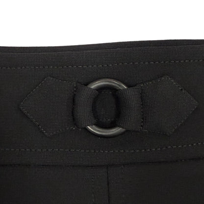 Hermes Jupe Trapeze with Knee Length Flareskirt Black 36 Dress — view 6