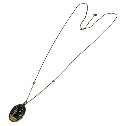 Dior Necklace Gold Black Star — view 2
