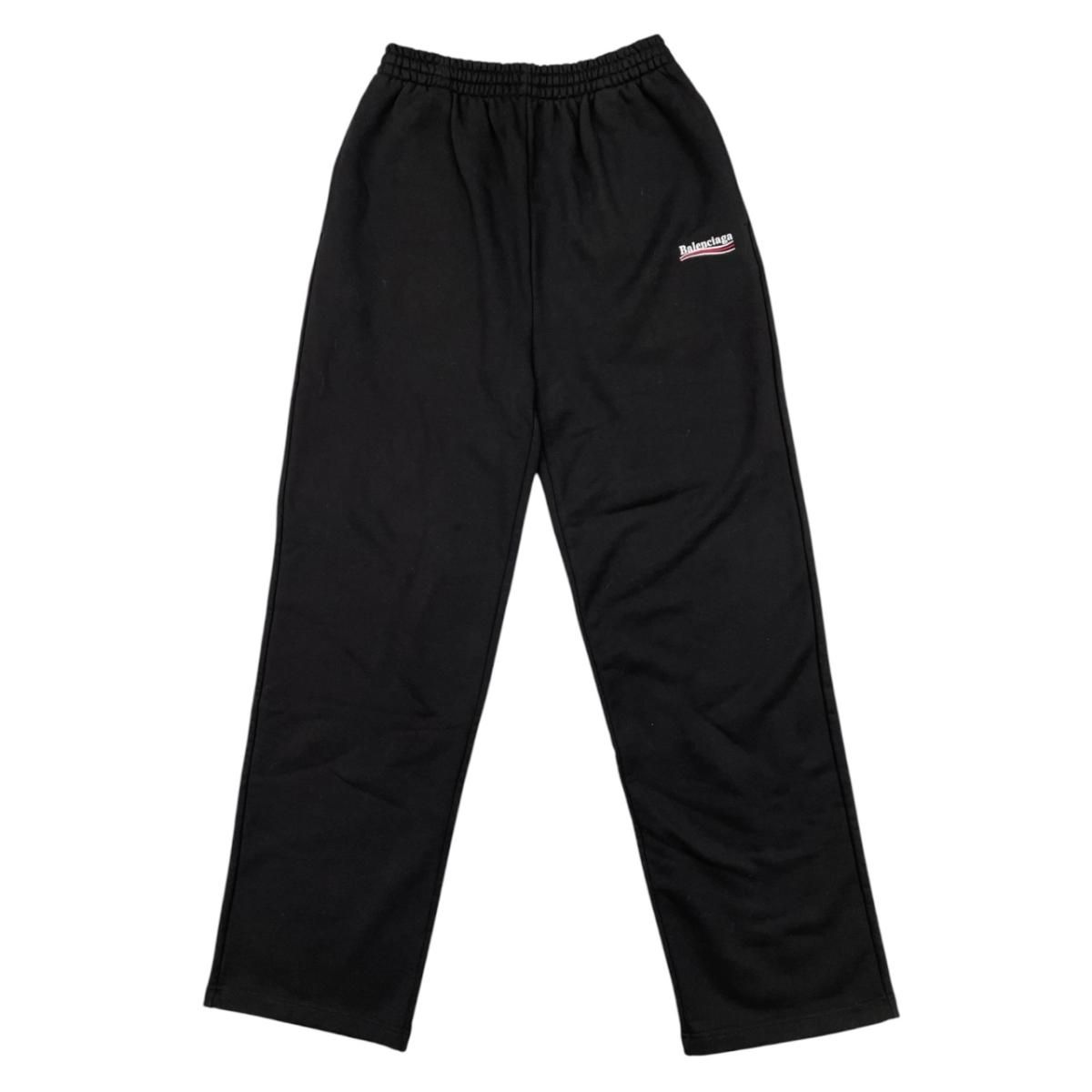Balenciaga Sweatshirt Pants Embroidery Jogging Xxs Cotton Logo Black