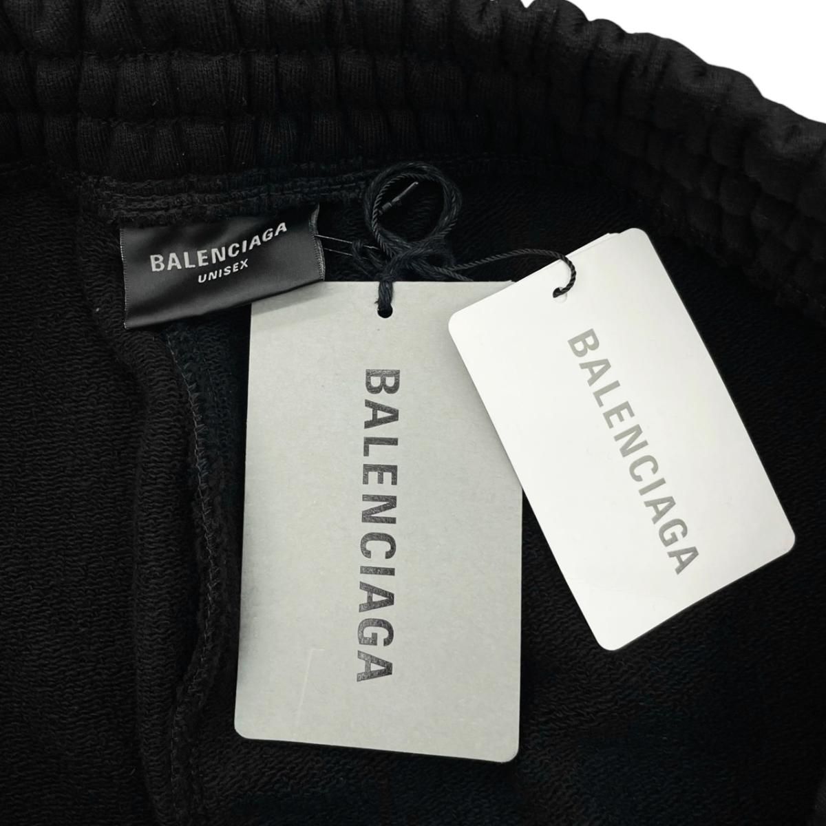 Balenciaga Sweatshirt Pants Embroidery Jogging Xxs Cotton Logo Black — view 7