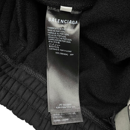 Balenciaga Sweatshirt Pants Embroidery Jogging Xxs Cotton Logo Black — view 8