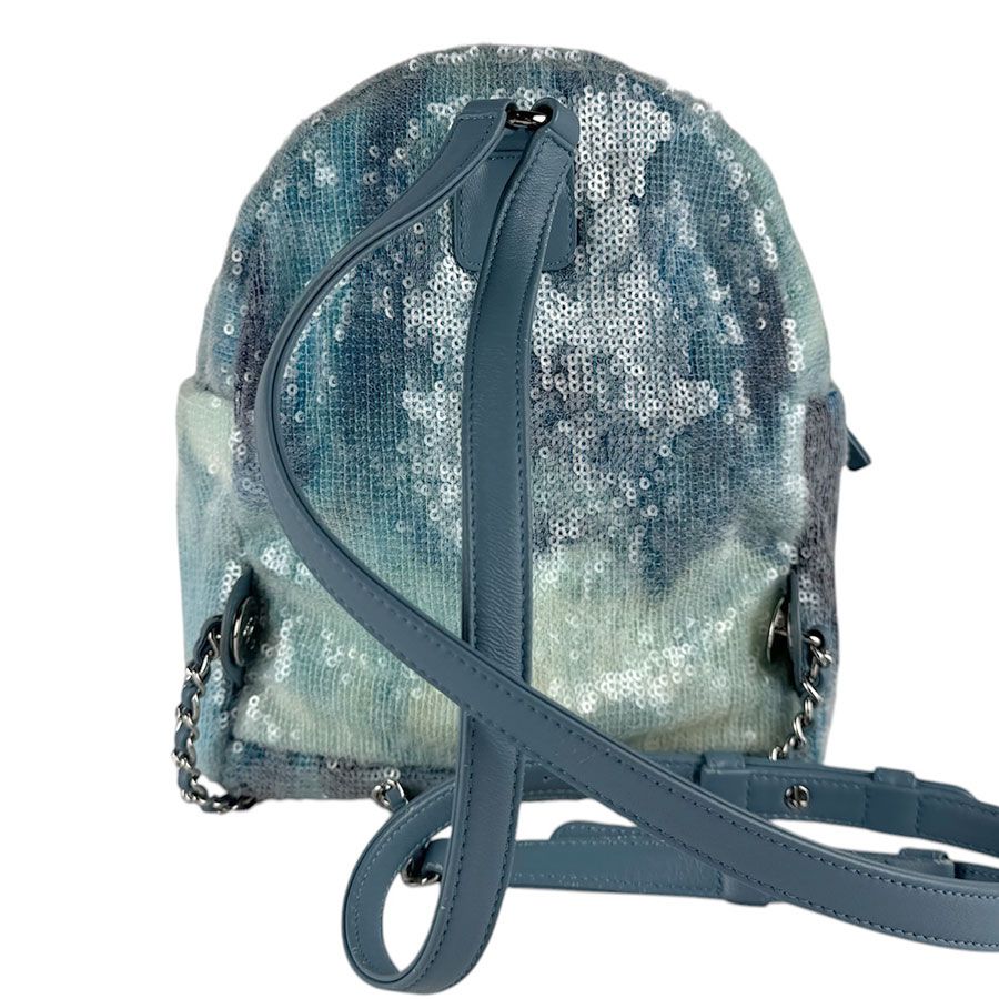 Chanel Backpack Blue — view 3