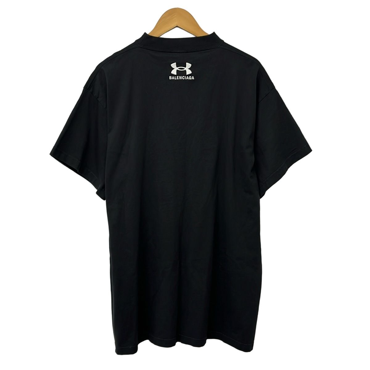 Balenciaga Short Sleeve T-Shirt 1 S Black Crew Neck Under Armor Oversize — view 2