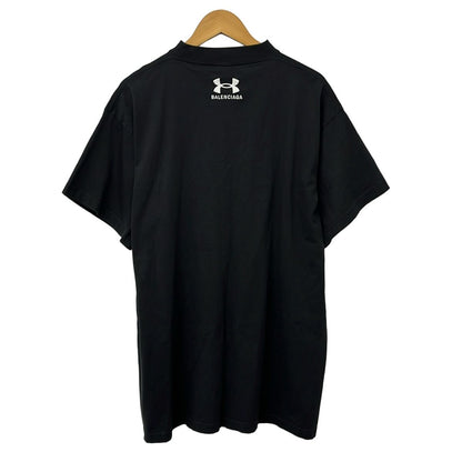 Balenciaga Short Sleeve T-Shirt 1 S Black Crew Neck Under Armor Oversize — view 2