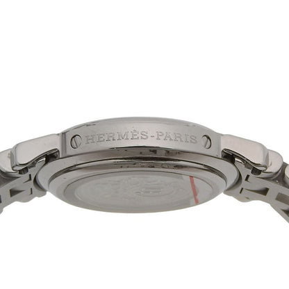 Hermes Clipper Stainless Steel Silver Kuo Analog Display Blue Dial Watch — view 7