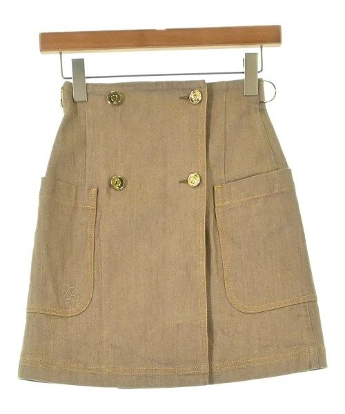 Fendi Mini Skirt Beige