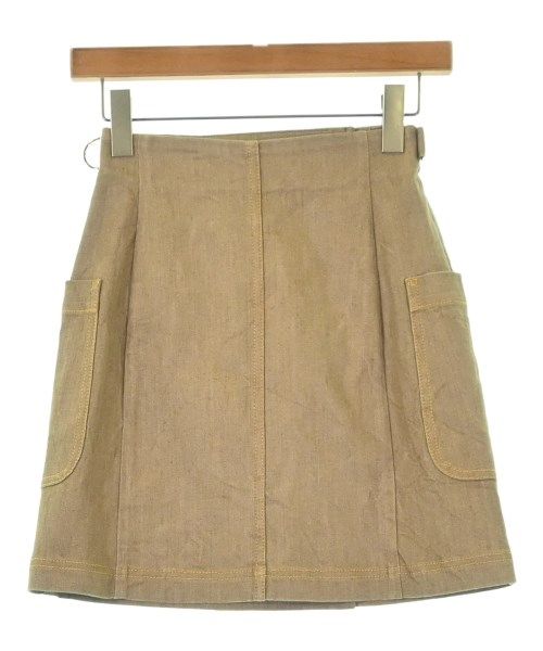 Fendi Mini Skirt Beige — view 2