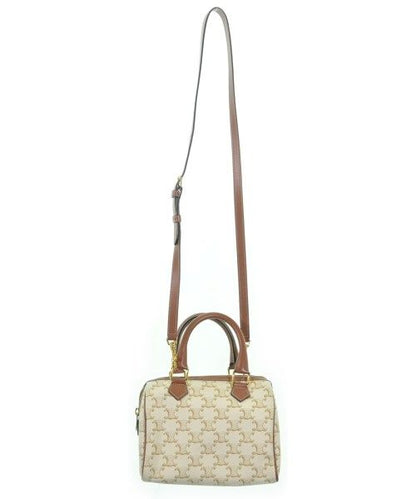 Celine Boston Bag Travel Bags White — view 3