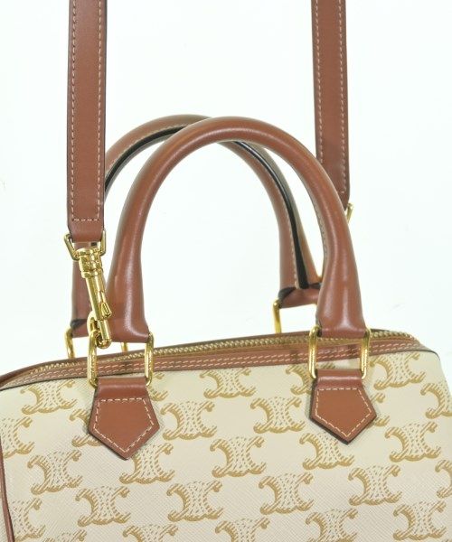 Celine Boston Bag Travel Bags White — view 6