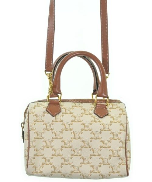 Celine Boston Bag Travel Bags White