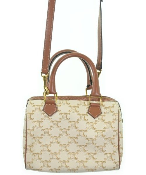 Celine Boston Bag Travel Bags White — view 2