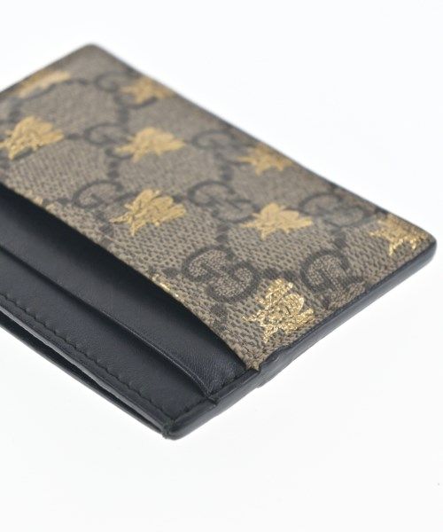 Gucci Card Case Card Holders Beige — view 4