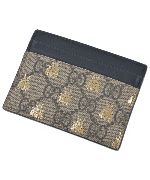 Gucci Card Case Card Holders Beige — view 2