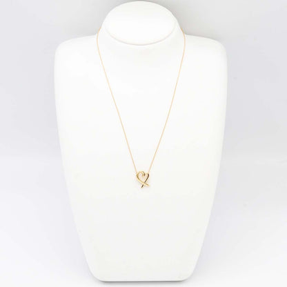 Tiffany & Co Loving Heart Necklace Gold Box — view 2