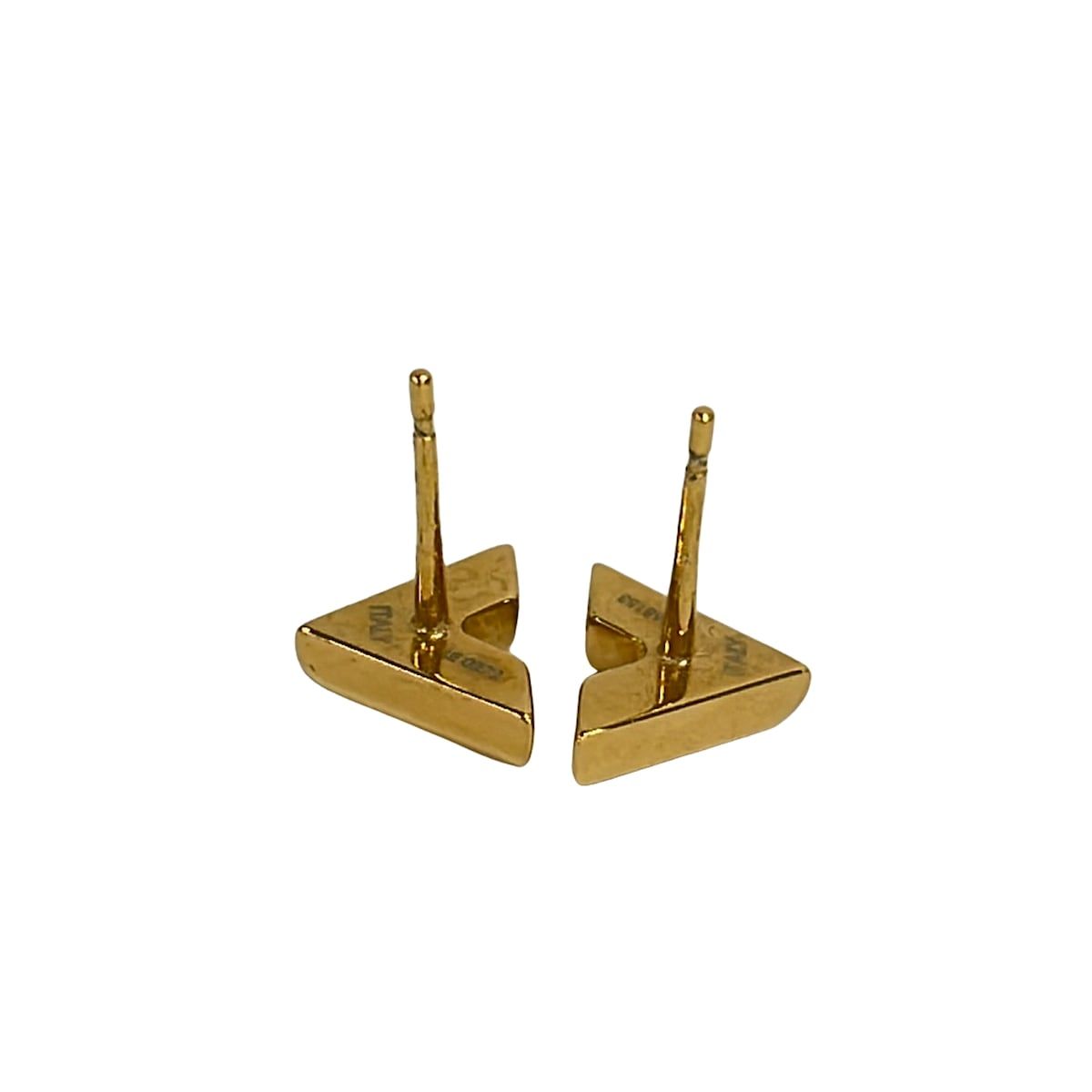 Louis Vuitton Earrings Cm Studded Essential Gold — view 3