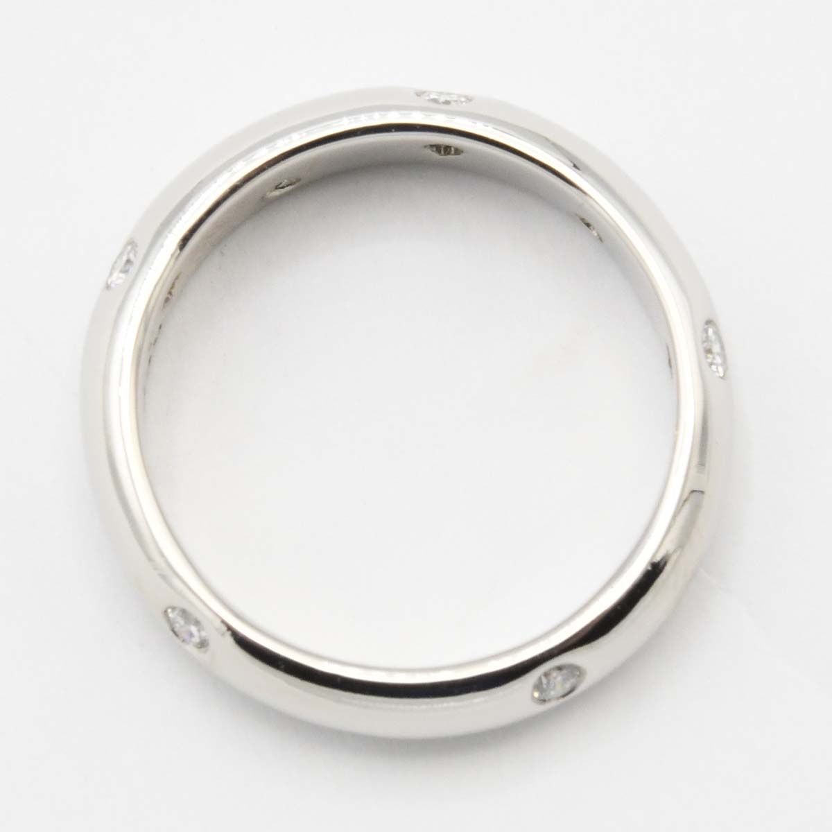 Tiffany & Co Finished Dots Ring Platinum Diamond — view 4