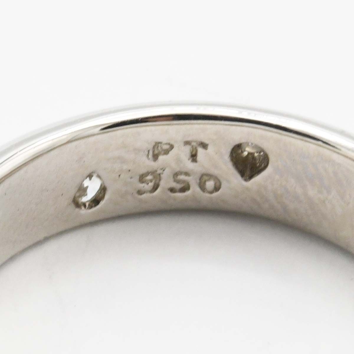 Tiffany & Co Finished Dots Ring Platinum Diamond — view 3