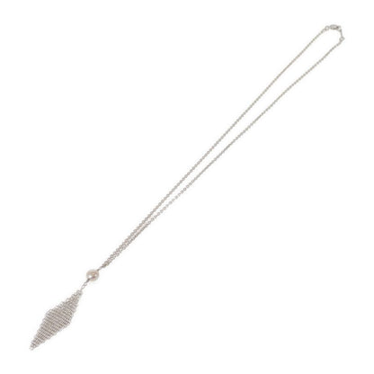 Tiffany & Co Mesh Tassel Pendant 925 Sterling Silver Fresh Pearl — view 3