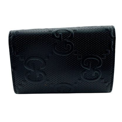 Gucci GG Embossed Key Case with 6 Key Rings Key Holder
