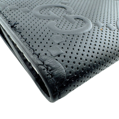 Gucci GG Embossed Key Case with 6 Key Rings Key Holder