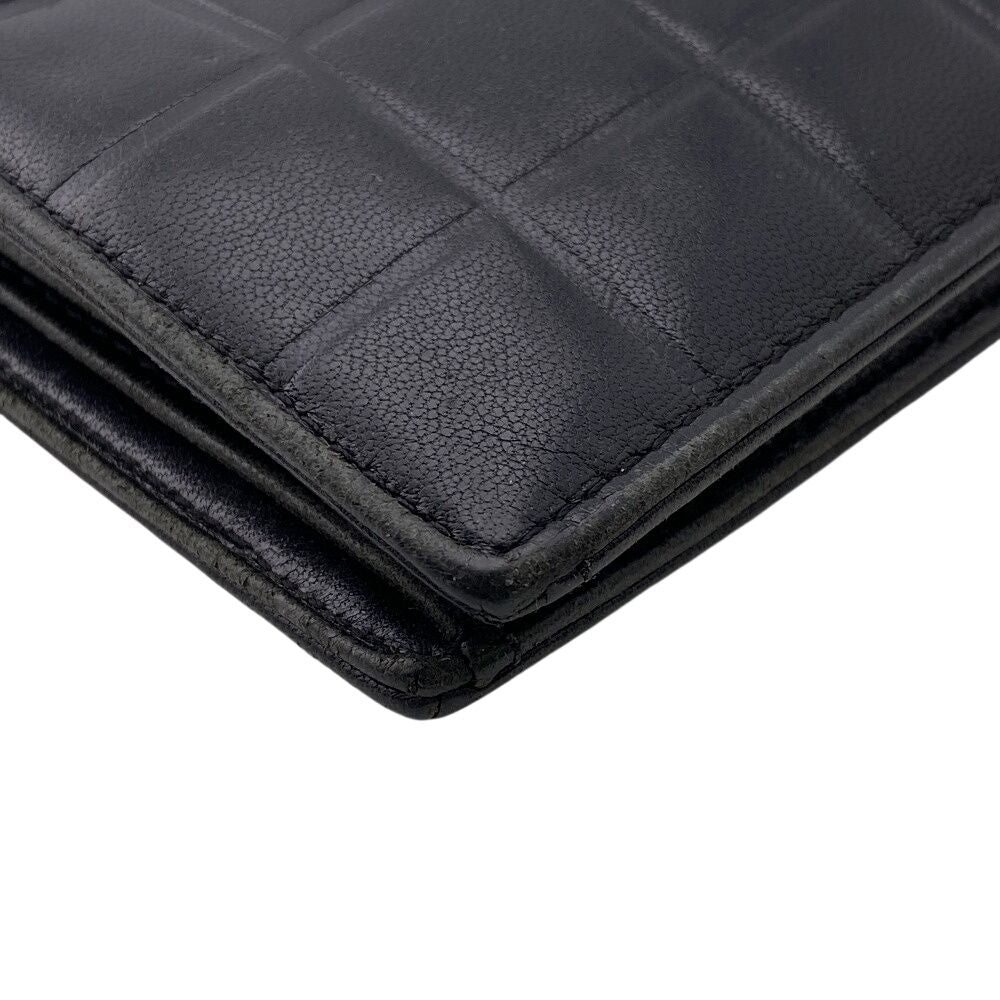 Chanel Billfold Card Case Vintage Wallet Choco Bar Bifold — view 5