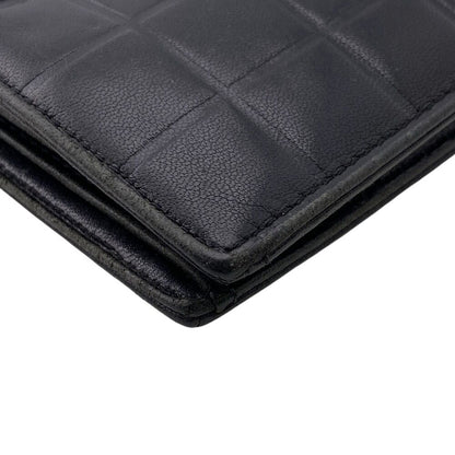 Chanel Billfold Card Case Vintage Wallet Choco Bar Bifold — view 5