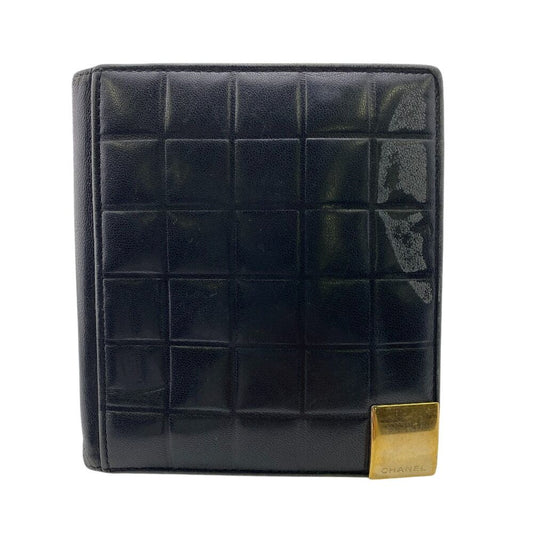 Chanel Billfold Card Case Vintage Wallet Choco Bar Bifold