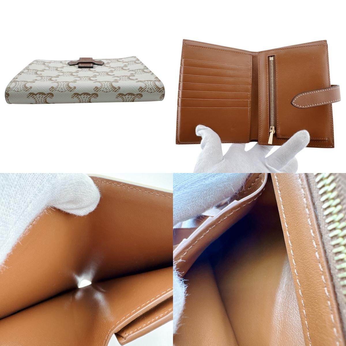 Celine Midi Amstrap Wallet Triomphe Bifold — view 7