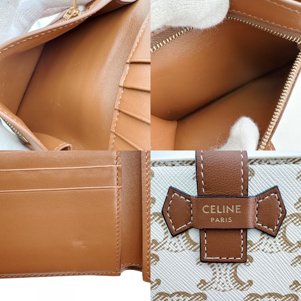 Celine Midi Amstrap Wallet Triomphe Bifold — view 8