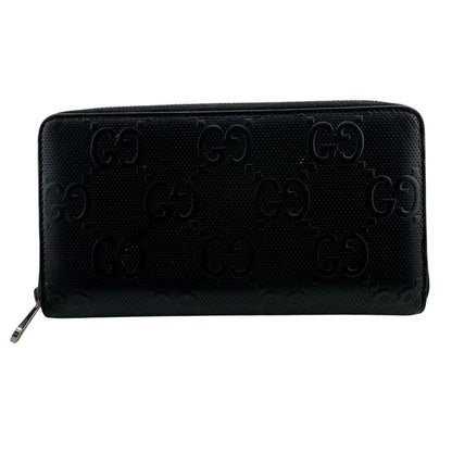 Gucci Zip Around Organizer GG Embossed Wallet