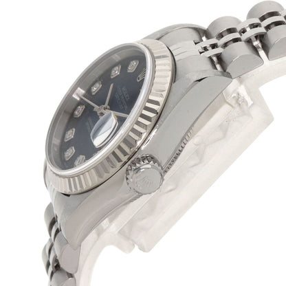 Rolex Datejust Diamond Watch SS 18k White Gold — view 5