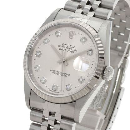 Rolex Datejust Diamond Watch SS — view 3