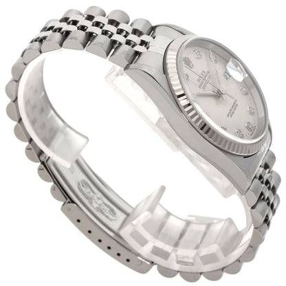 Rolex Datejust Diamond Watch SS — view 2