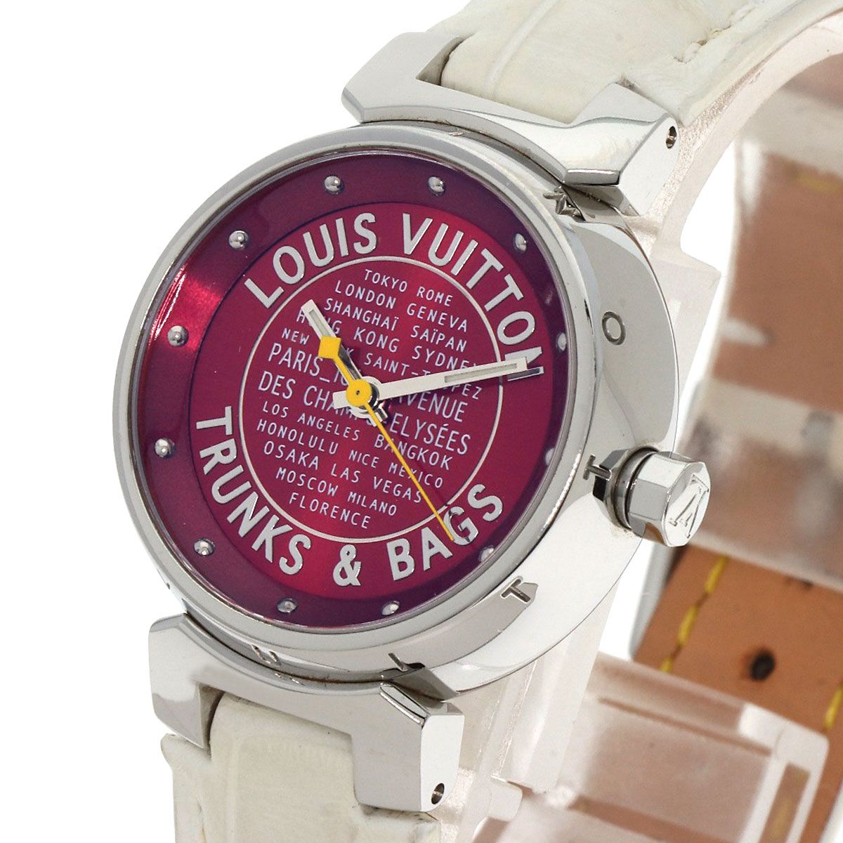 Louis Vuitton Tambour Trunks&bags Watch SS Leather — view 3