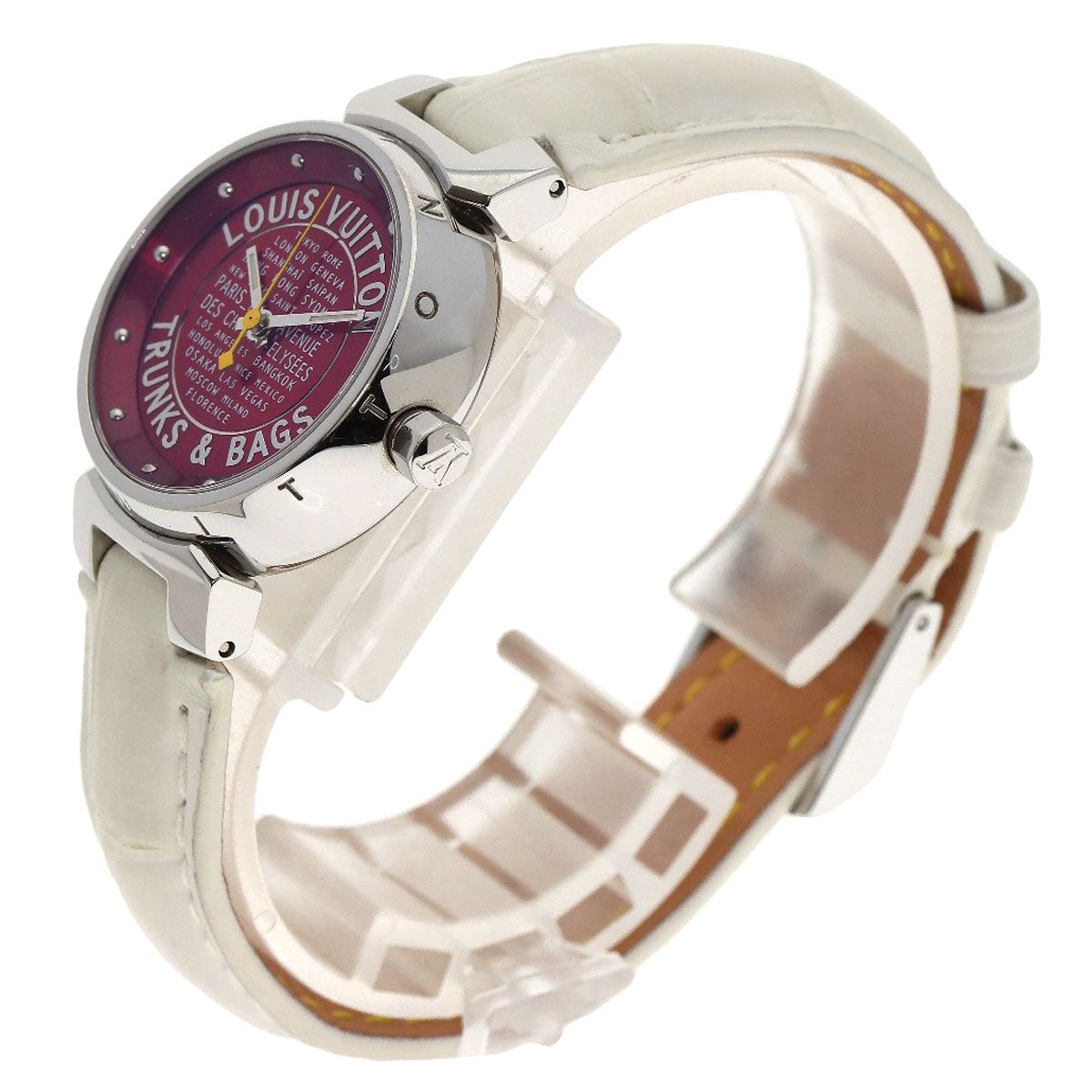 Louis Vuitton Tambour Trunks&bags Watch SS Leather — view 2