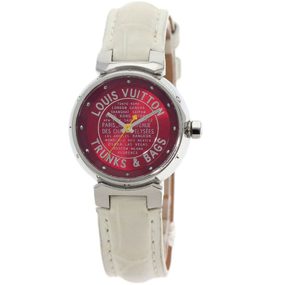 Louis Vuitton Tambour Trunks&bags Watch SS Leather