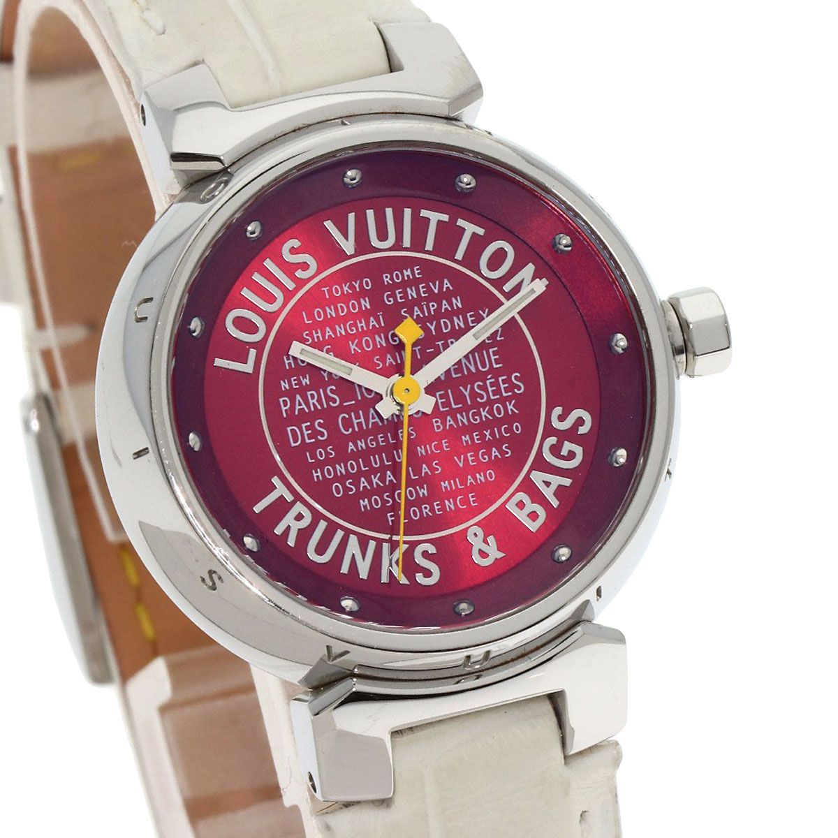Louis Vuitton Tambour Trunks&bags Watch SS Leather — view 4