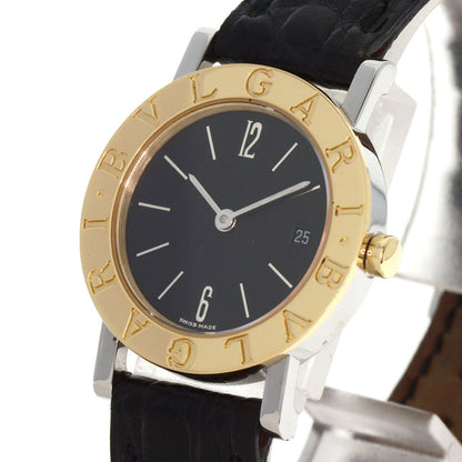 Bvlgari Watch SS Leather — view 3