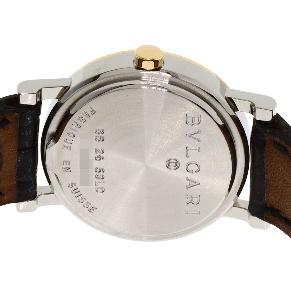 Bvlgari Watch SS Leather — view 7