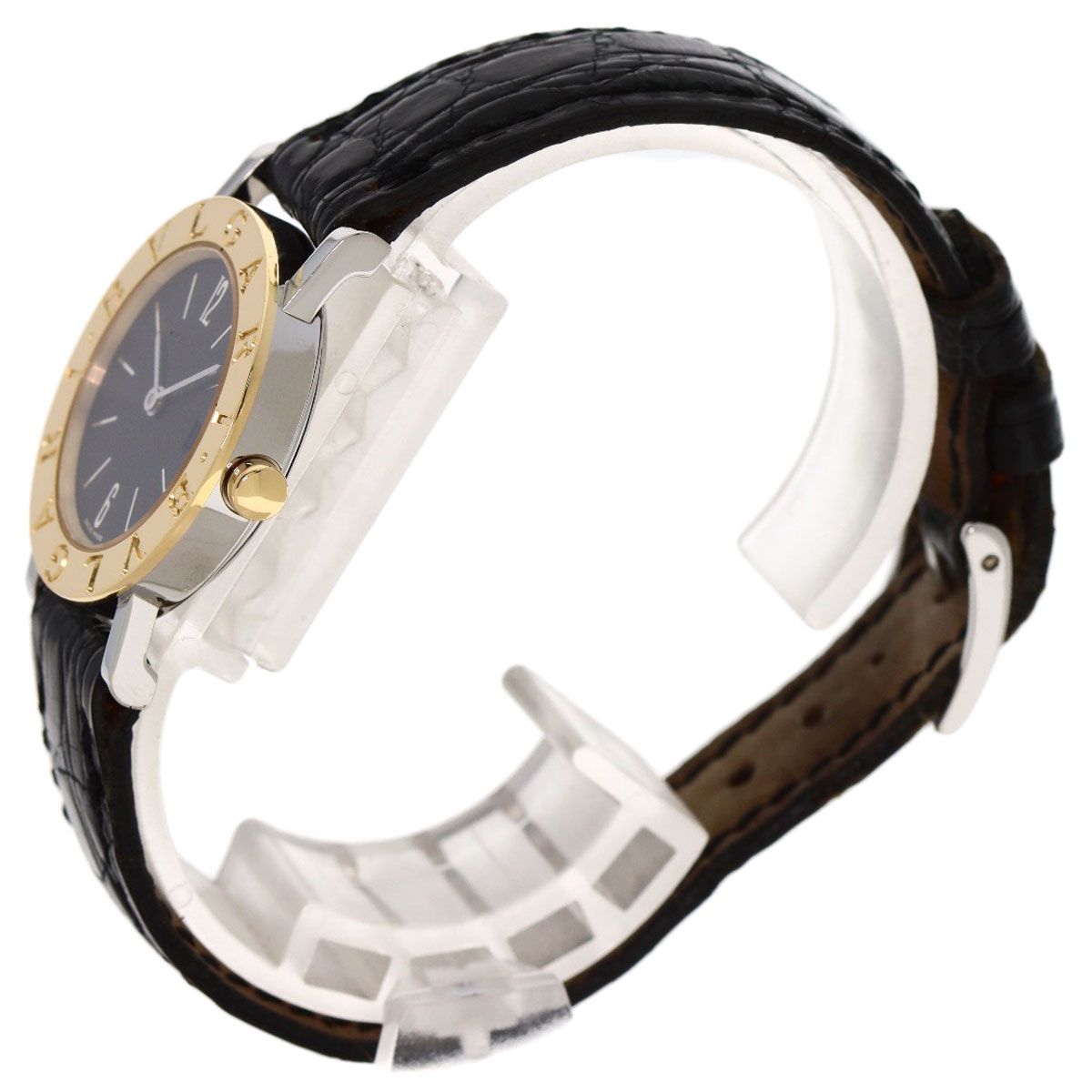 Bvlgari Watch SS Leather — view 2