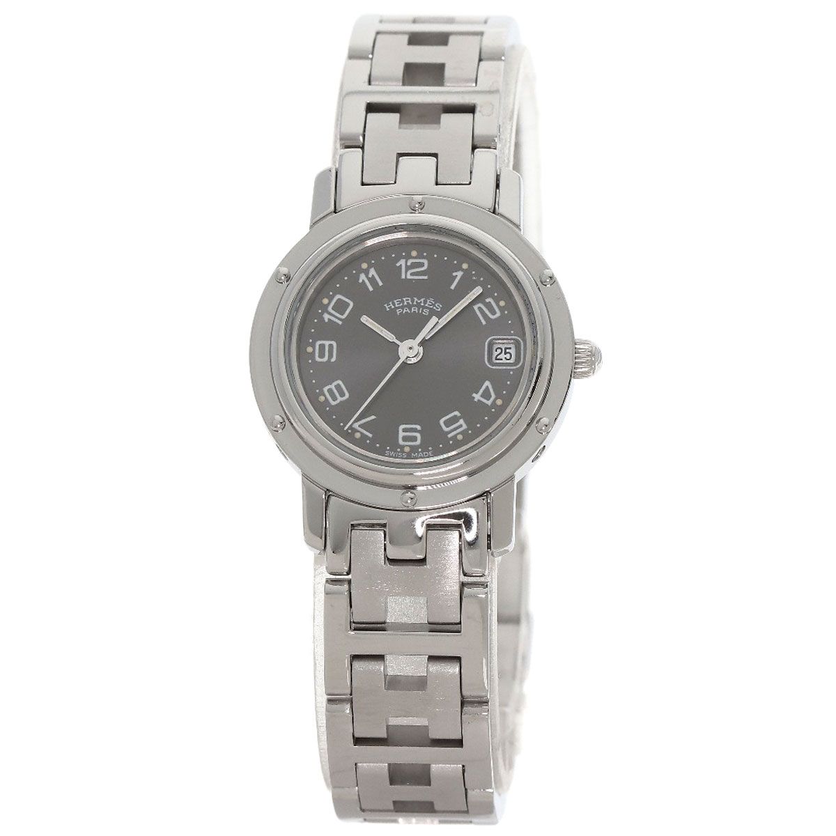 Hermes Clipper Watch SS