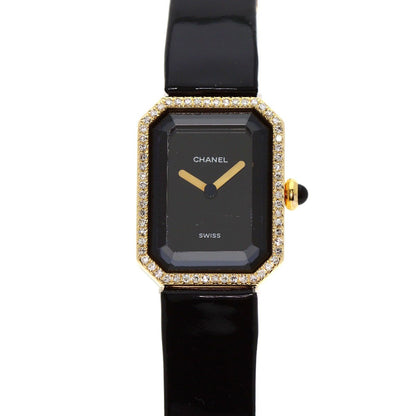 Chanel Premiere Watch 18k Yellow Gold Leather