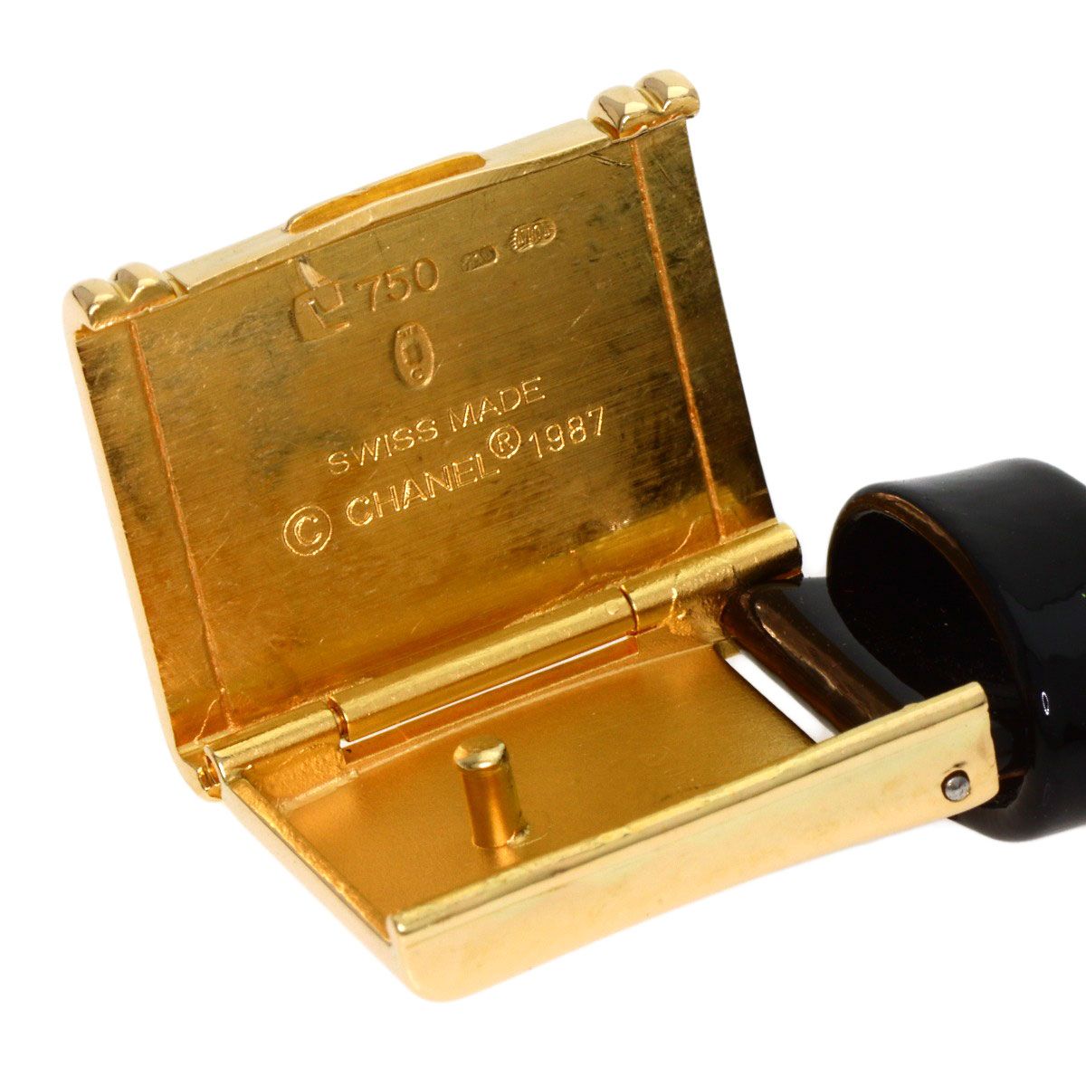 Chanel Premiere Watch 18k Yellow Gold Leather — view 8